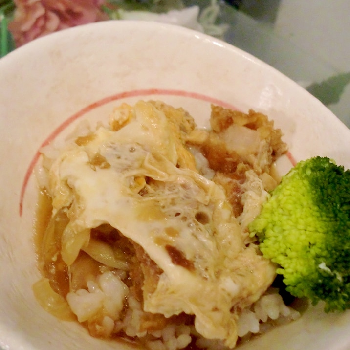 めんつゆで簡単♪子どもが食べやすいカツ丼